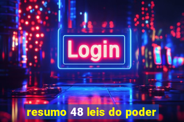 resumo 48 leis do poder